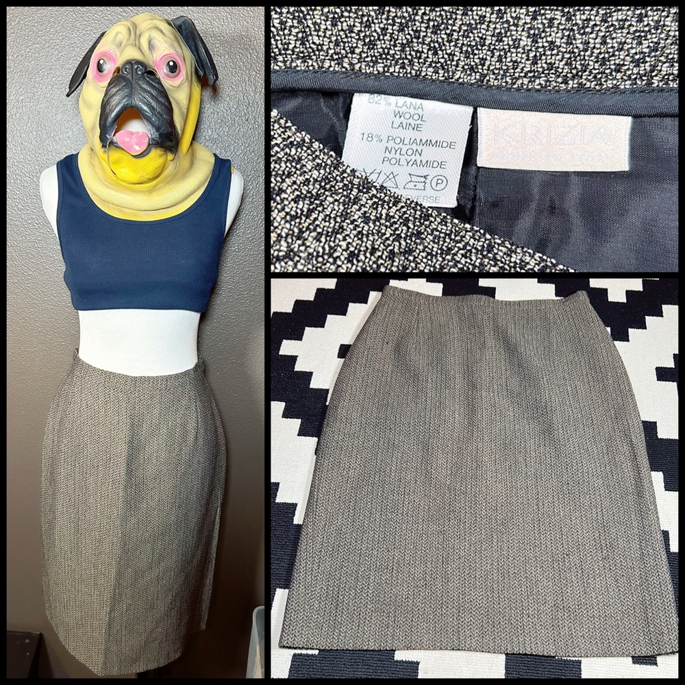 Boss Babe, KRIZIA skirt!!